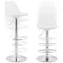 Voir la diapositive 5 : Paris Prix Tabouret de Bar  Queen  81-104cm Blanc