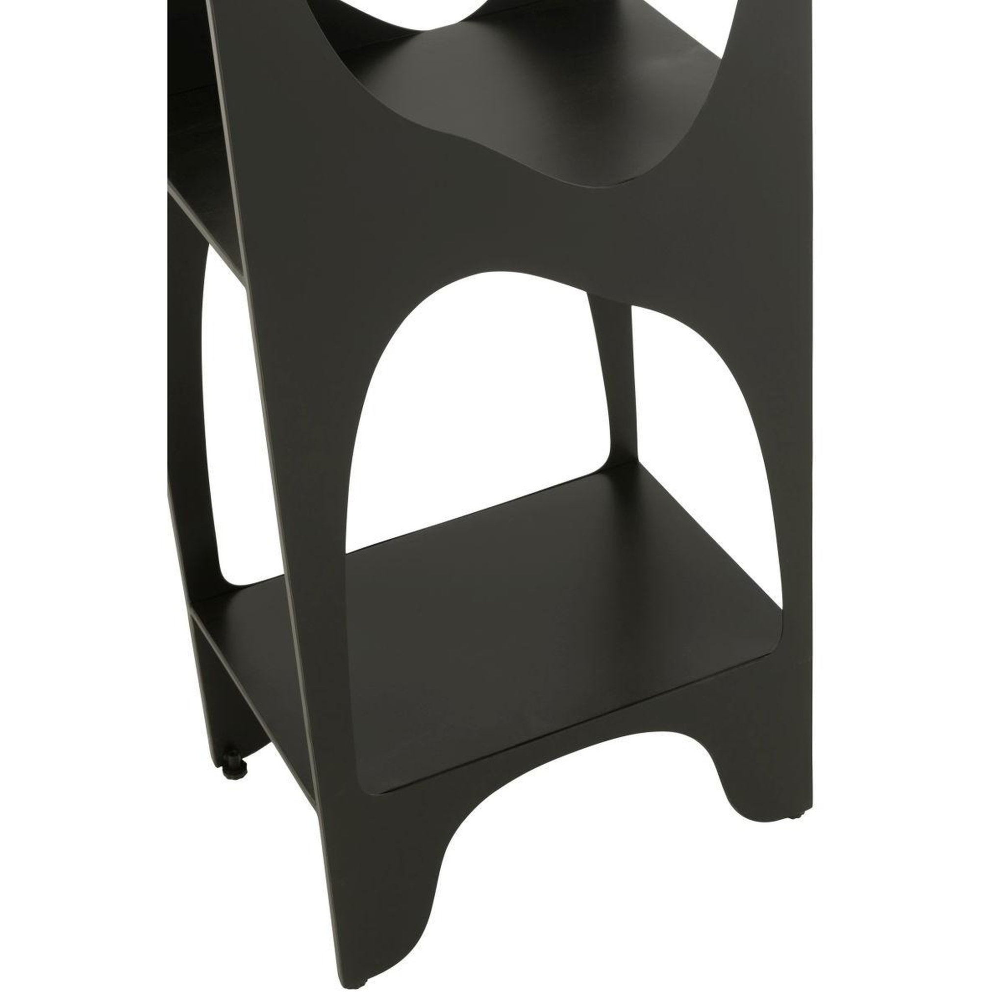Voir la diapositive 6 : J-LINE Étagère design en métal  var  200cm noir