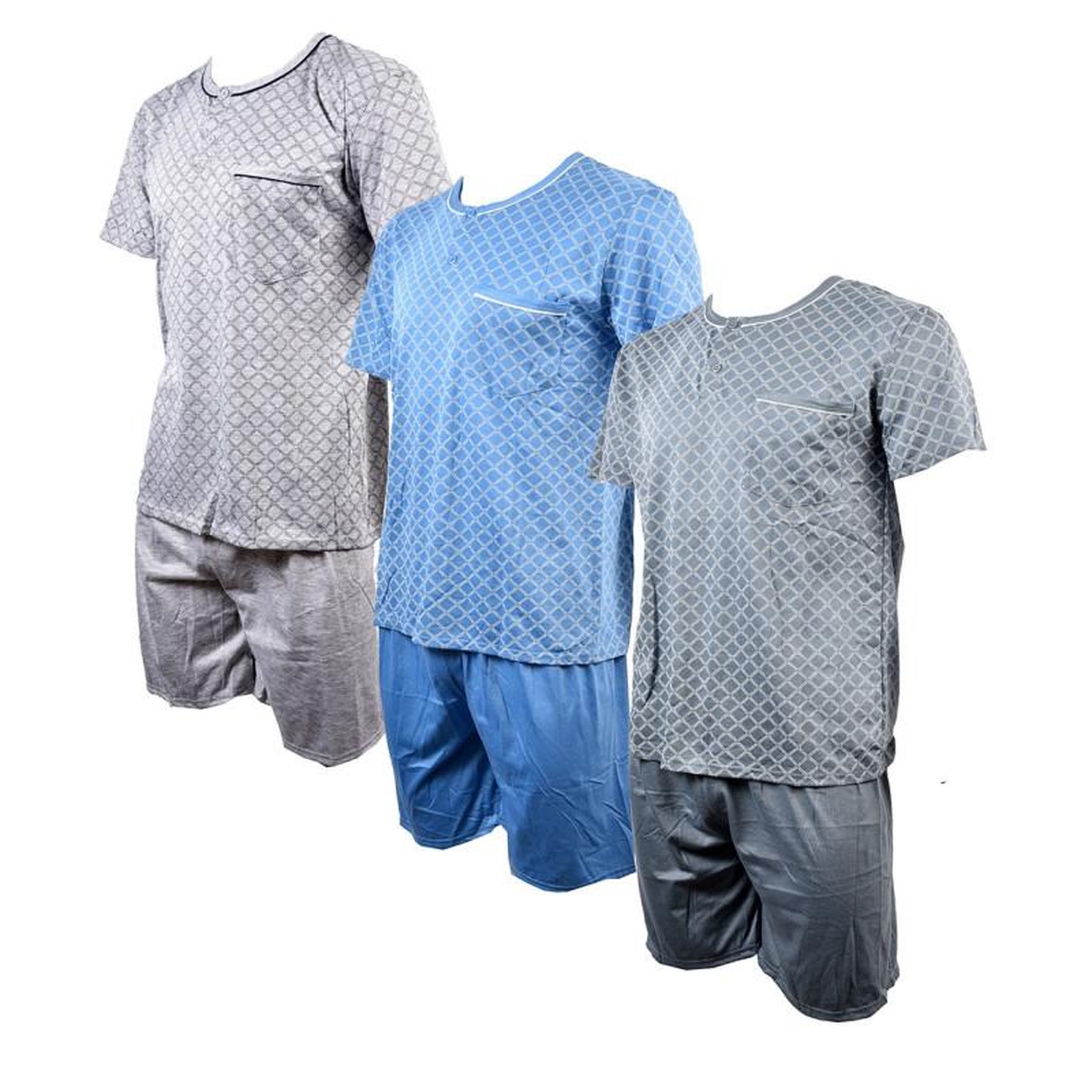 Voir la diapositive 4 : OZABI Pyjama Court Homme ECO HOMEWEAR