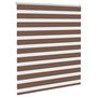 Voir la diapositive 3 : VIDAXL Store zebre marron 135x150cm largeur du tissu 130,9cm polyester