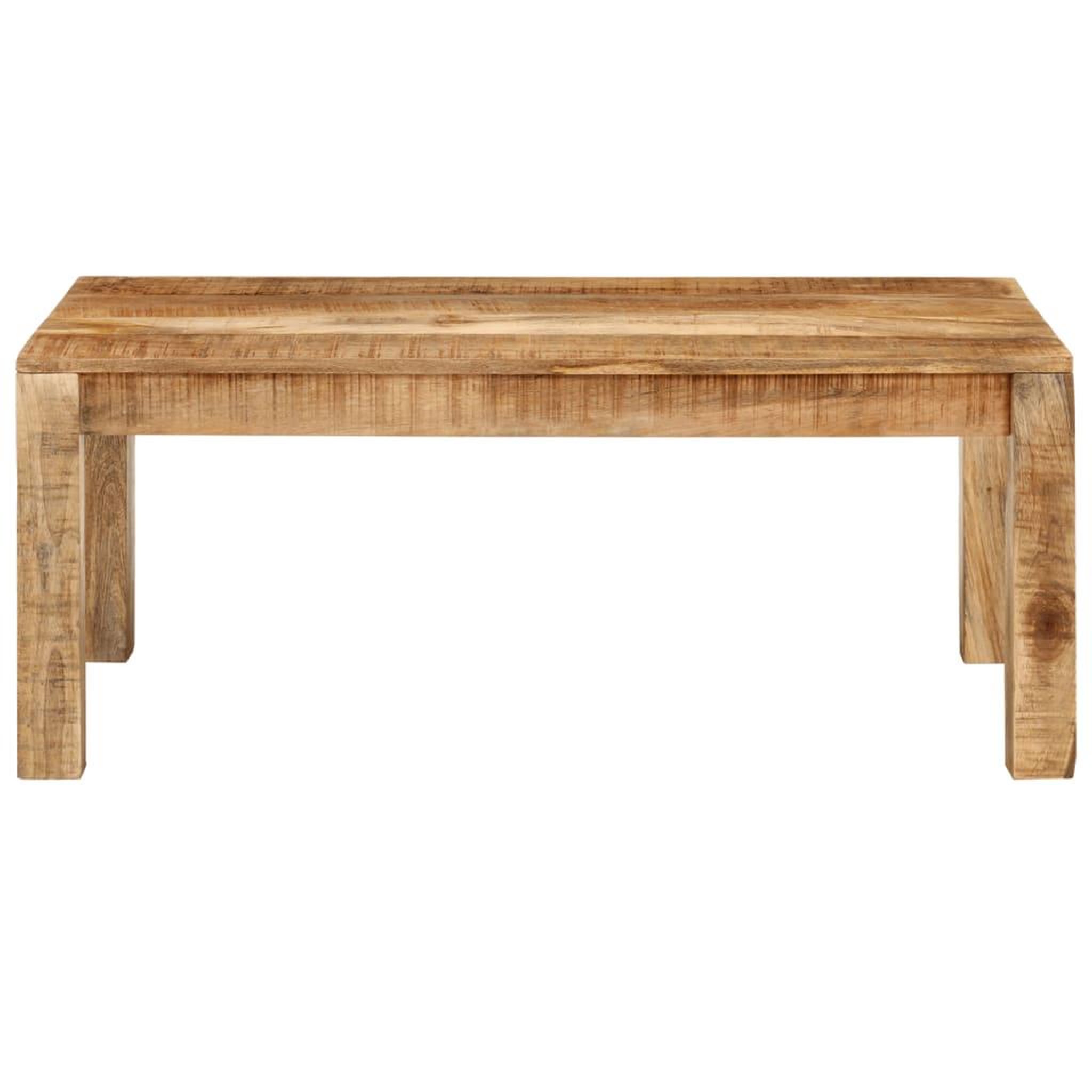 Voir la diapositive 2 : VIDAXL Table basse 100x55x40 cm bois de manguier massif