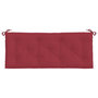 Voir la diapositive 5 : VIDAXL Coussins de banc de jardin lot de 2 rouge bordeaux tissu Oxford