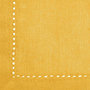 Voir la diapositive 2 : ATMOSPHERA Nappe Rectangulaire  Chambray  140x240cm Ocre