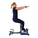 SPARRAW Squat Machine ALTIUS Appareil de musculation multifonction 88 x 56 x 50 cm - Dossier réglable en hauteur - Charge max 120kg