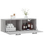 Voir la diapositive 4 : VIDAXL Armoire murale sonoma gris 100x36,5x35 cm bois d'ingenierie