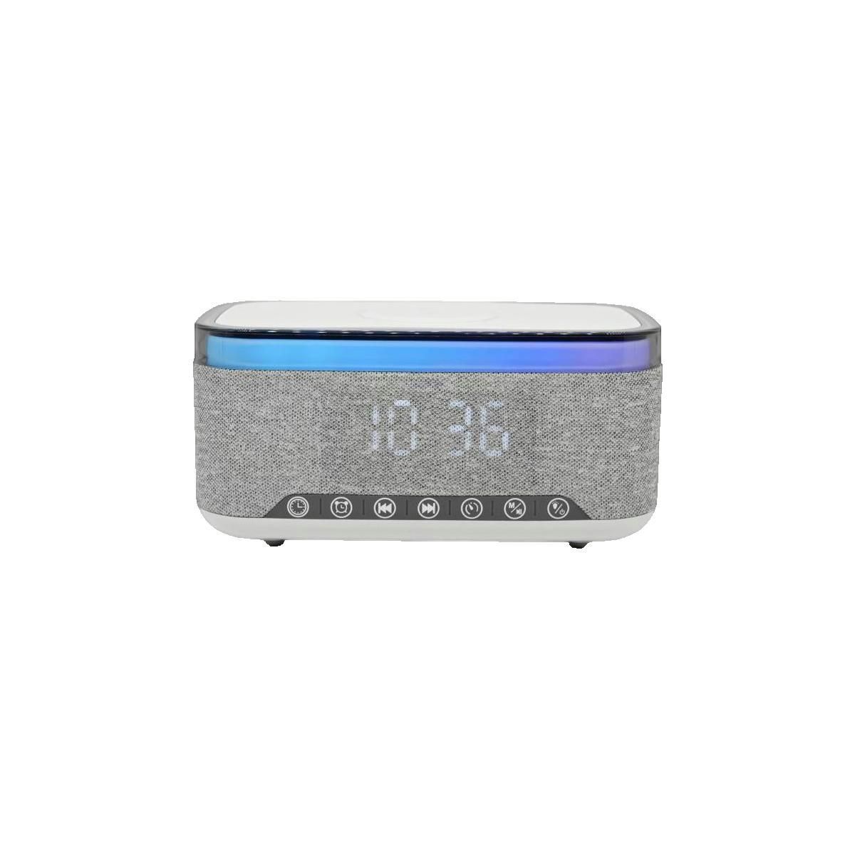 Denver Electronics Radio réveil Denver-electronics CRQ-225 gris moderne avec Bluetooth 5.3
