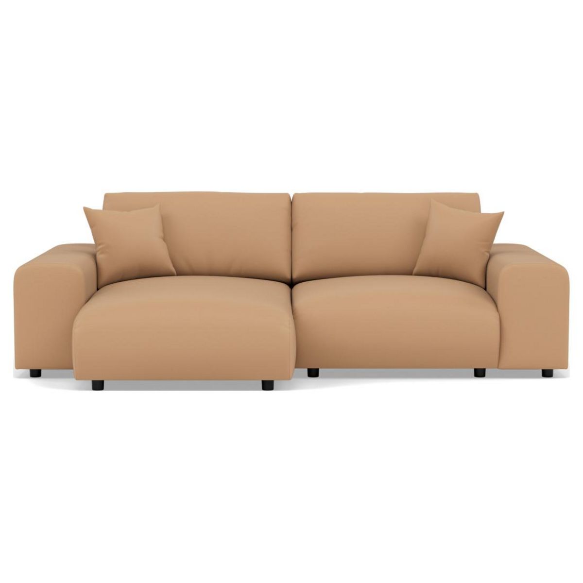 LISA DESIGN Garance - canapé d'angle réversible 4 places en simili