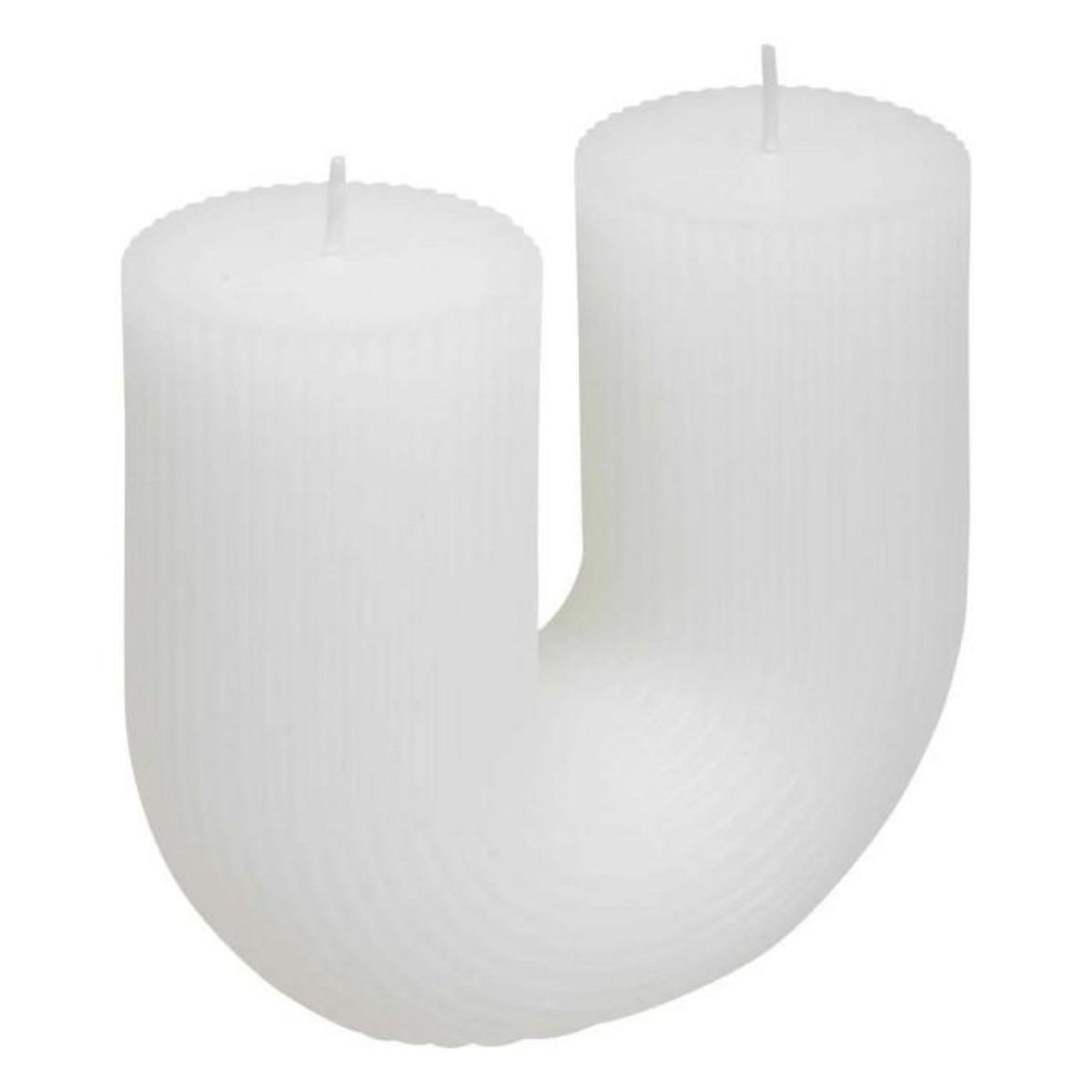 ATMOSPHERA Bougie Design  Demi  400g Blanc