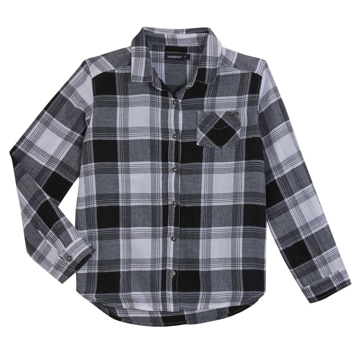 IN EXTENSO Chemise à carreaux fille