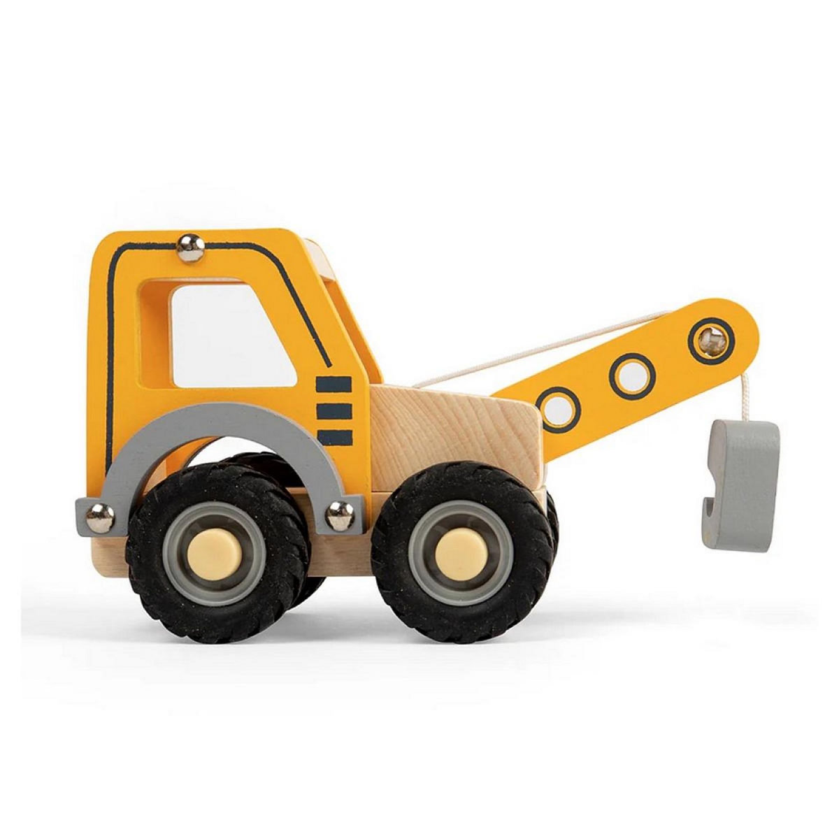 BIGJIGS mini véhicule grue en bois