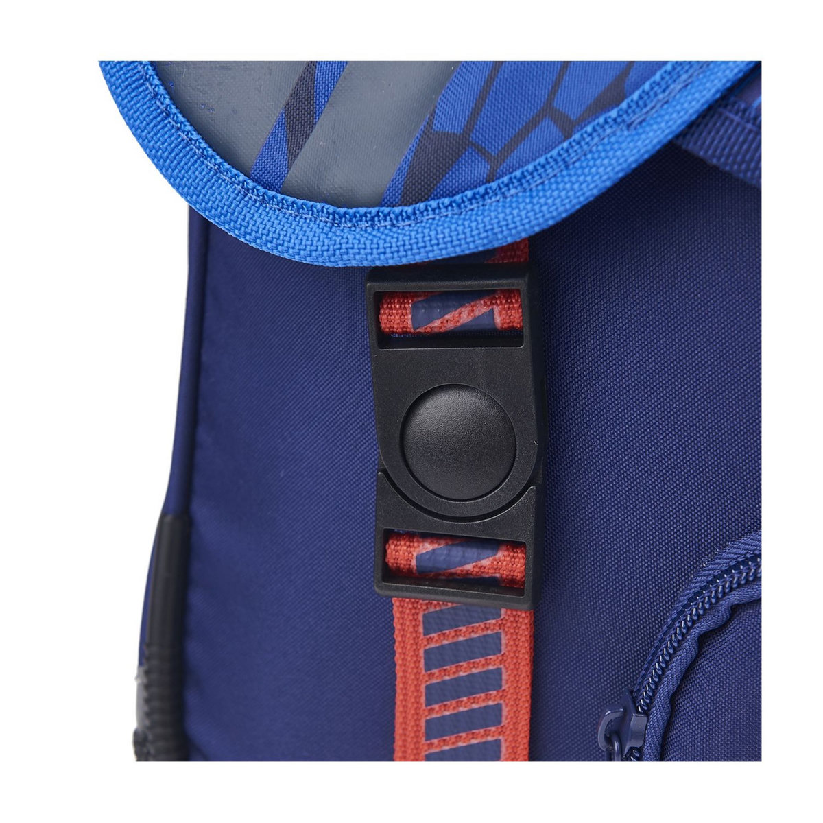 AUCHAN Cartable à roulettes 41 cm CM1/CM2 bleu Football Player