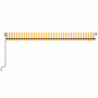 Voir la diapositive 4 : VIDAXL Auvent retractable automatique 600x350 cm Jaune et blanc