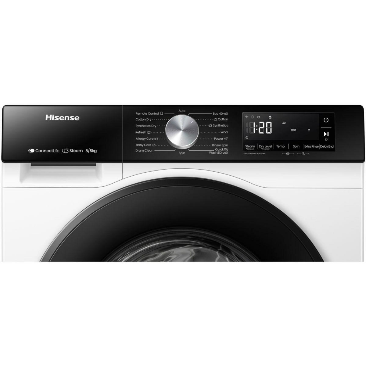 Hisense Lave linge séchant hublot PureJetWash
