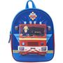Voir la diapositive 1 : Sac maternelle 3D bleu et rouge SAM LE POMPIER ON DUTY