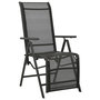 Voir la diapositive 2 : VIDAXL Chaises inclinables de jardin lot de 2 Textilene et aluminium