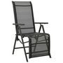 Voir la diapositive 2 : VIDAXL Chaises inclinables de jardin lot de 2 Textilene et aluminium