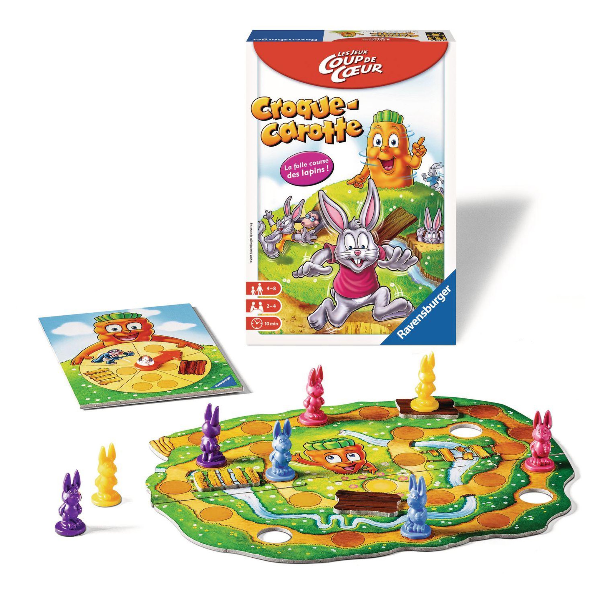 Voir la diapositive 2 : RAVENSBURGER Jeu Croque carotte Coup de coeur