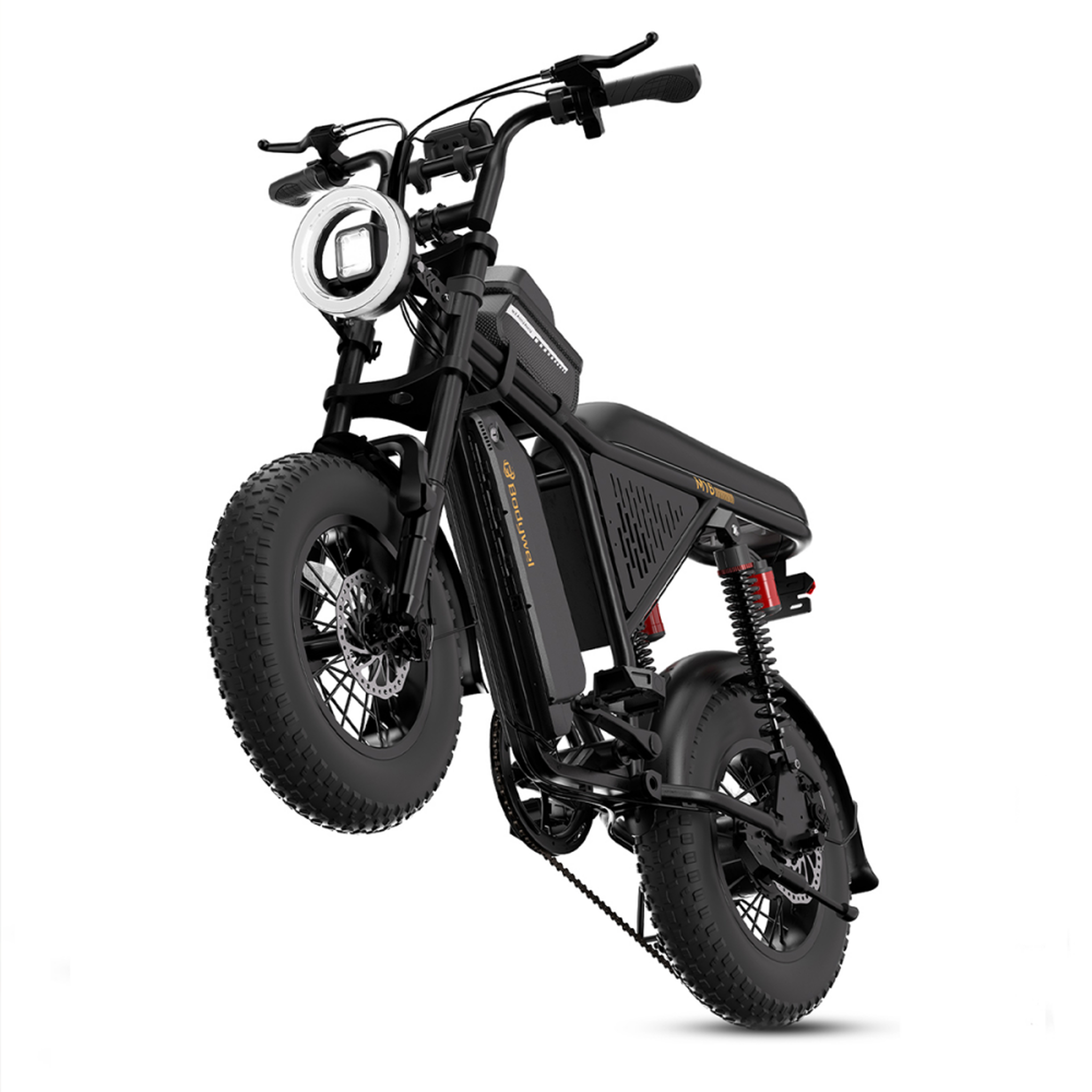 Voir la diapositive 4 : BODYWEL Vélo électrique rétro à gros pneus bodywel m16 pro
