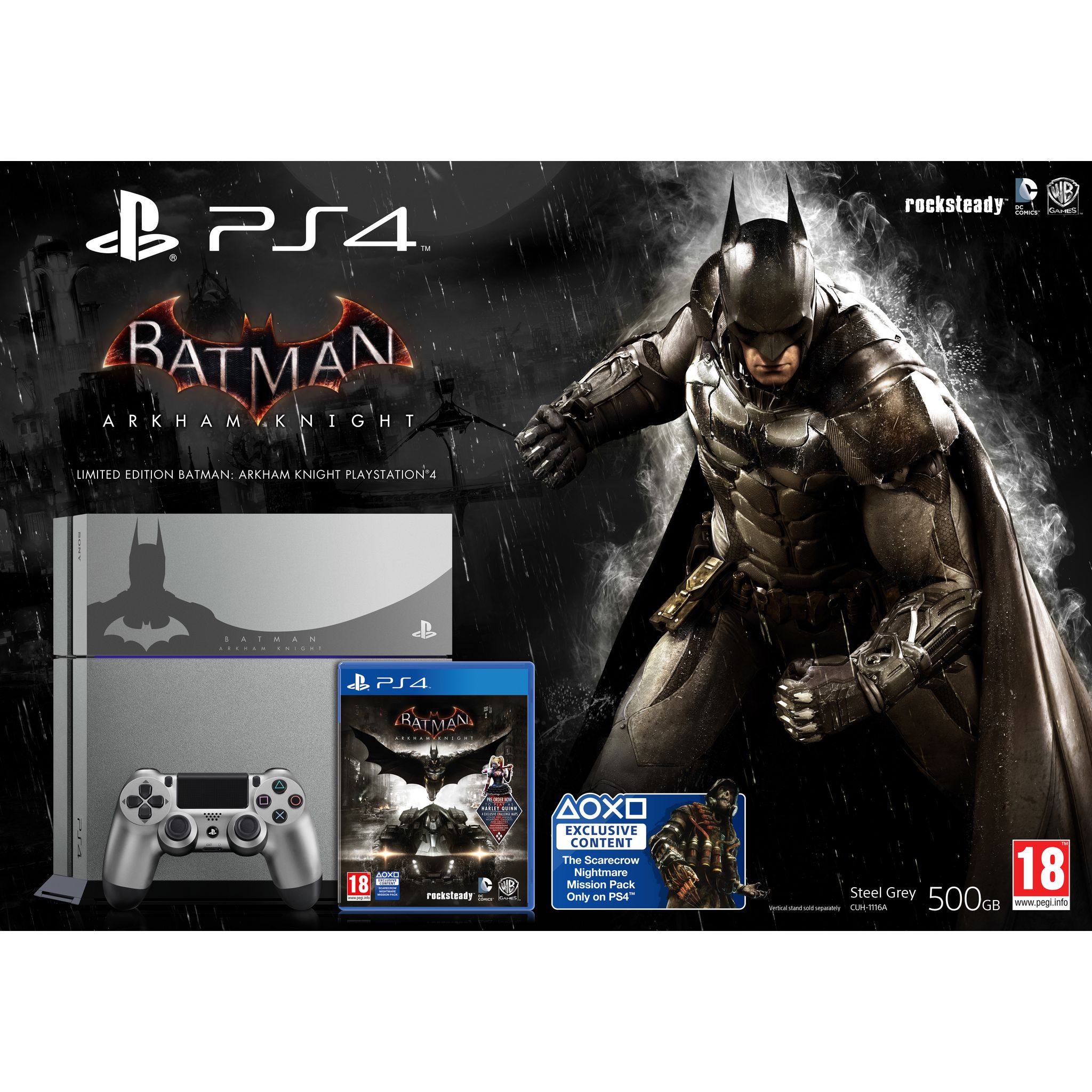 Console PS4 500Go Édition Limitée Metal Gear Solid V - Bon état + Steelbook OFFERT