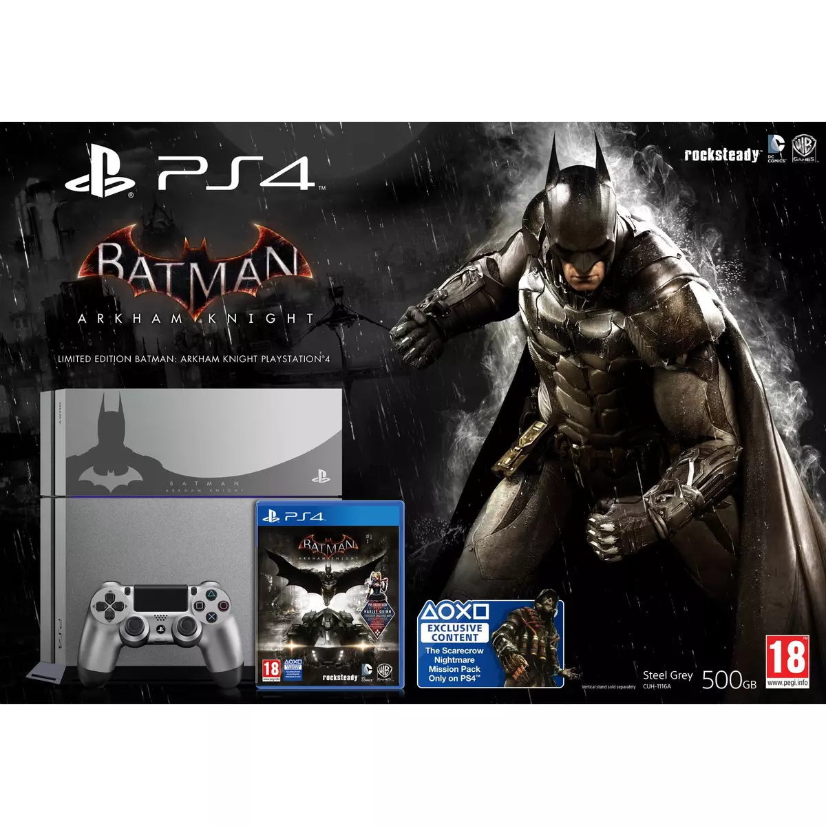 Console PS4 500 Go Batman - Edition Limitée