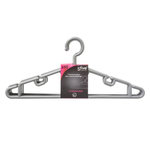 FIVE Lot de 10 Cintres 40cm Gris