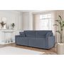 Voir la diapositive 7 : Canapé droit convertible velours  JOY 