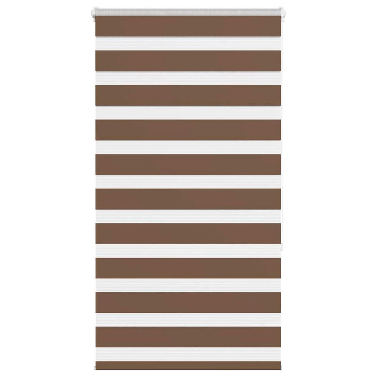 VIDAXL Store zebre marron 70x150 cm largeur du tissu 65,9 cm polyester