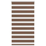 VIDAXL Store zebre marron 70x150 cm largeur du tissu 65,9 cm polyester