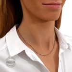 CLIO BLUE Collier  Femme Clio Blue Mimi Argent. Coloris disponibles : Noir