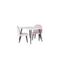 Voir la diapositive 2 : Paris Prix Table Enfant & 2 Chaises  Polar  80cm Blanc & Rose