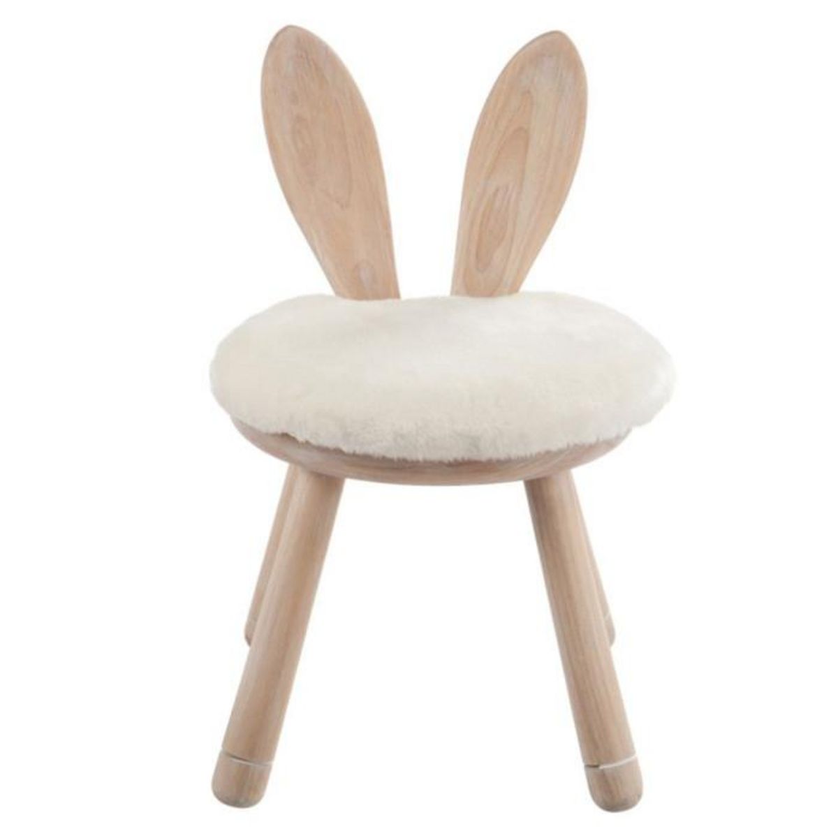 Paris Prix Chaise pour Enfant  Oreilles Lapin  56cm Naturel