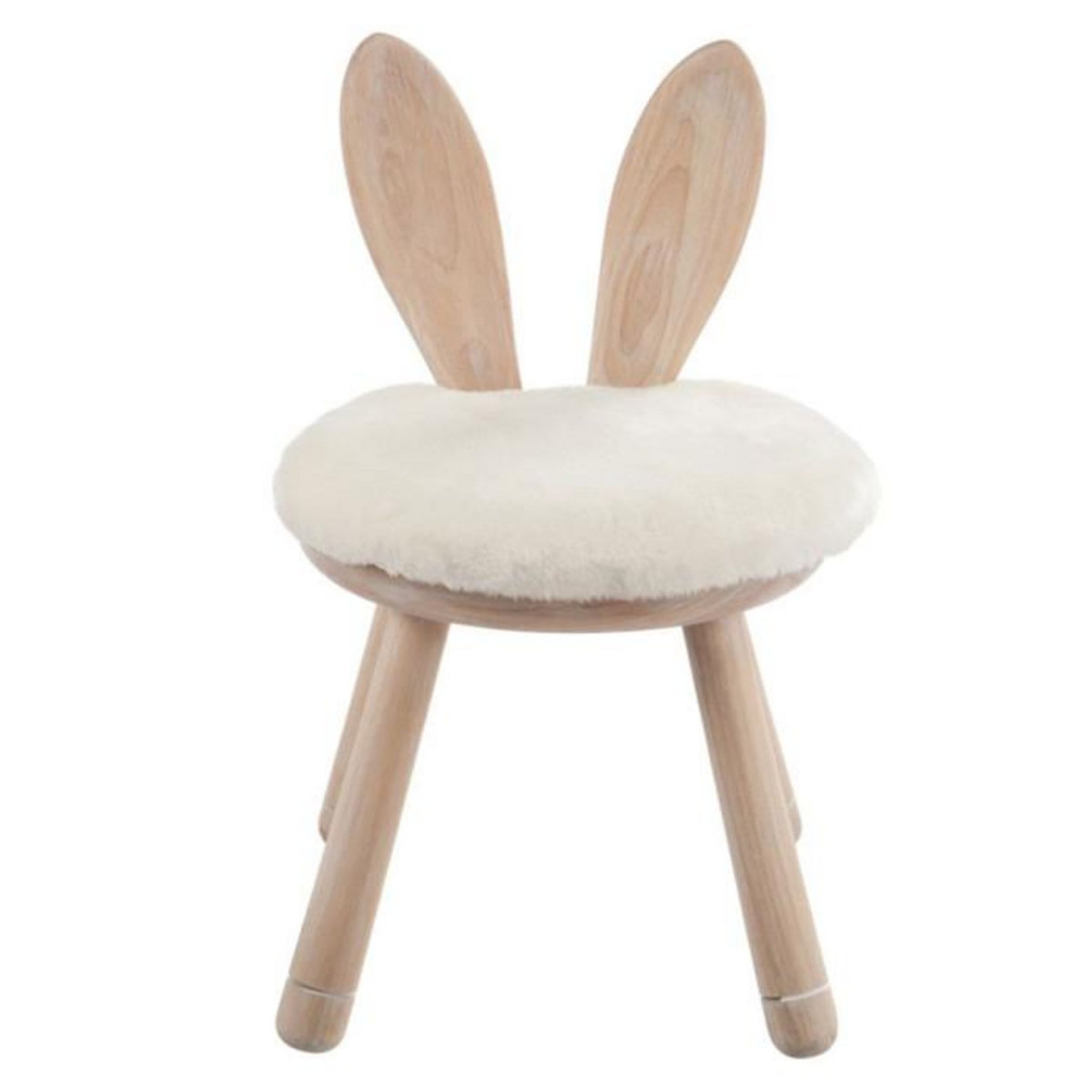 Paris Prix Chaise pour Enfant  Oreilles Lapin  56cm Naturel