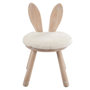 Voir la diapositive 2 : Paris Prix Chaise pour Enfant  Oreilles Lapin  56cm Naturel