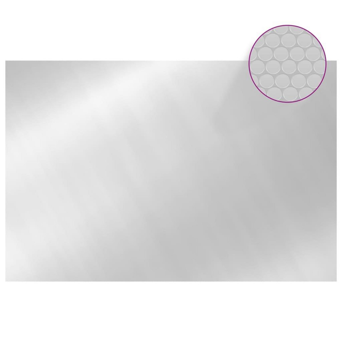 VIDAXL Couverture de piscine Argente 300x200 cm PE