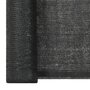 VIDAXL Filet brise-vue PEHD 1x50 m Noir 150 g/m^2