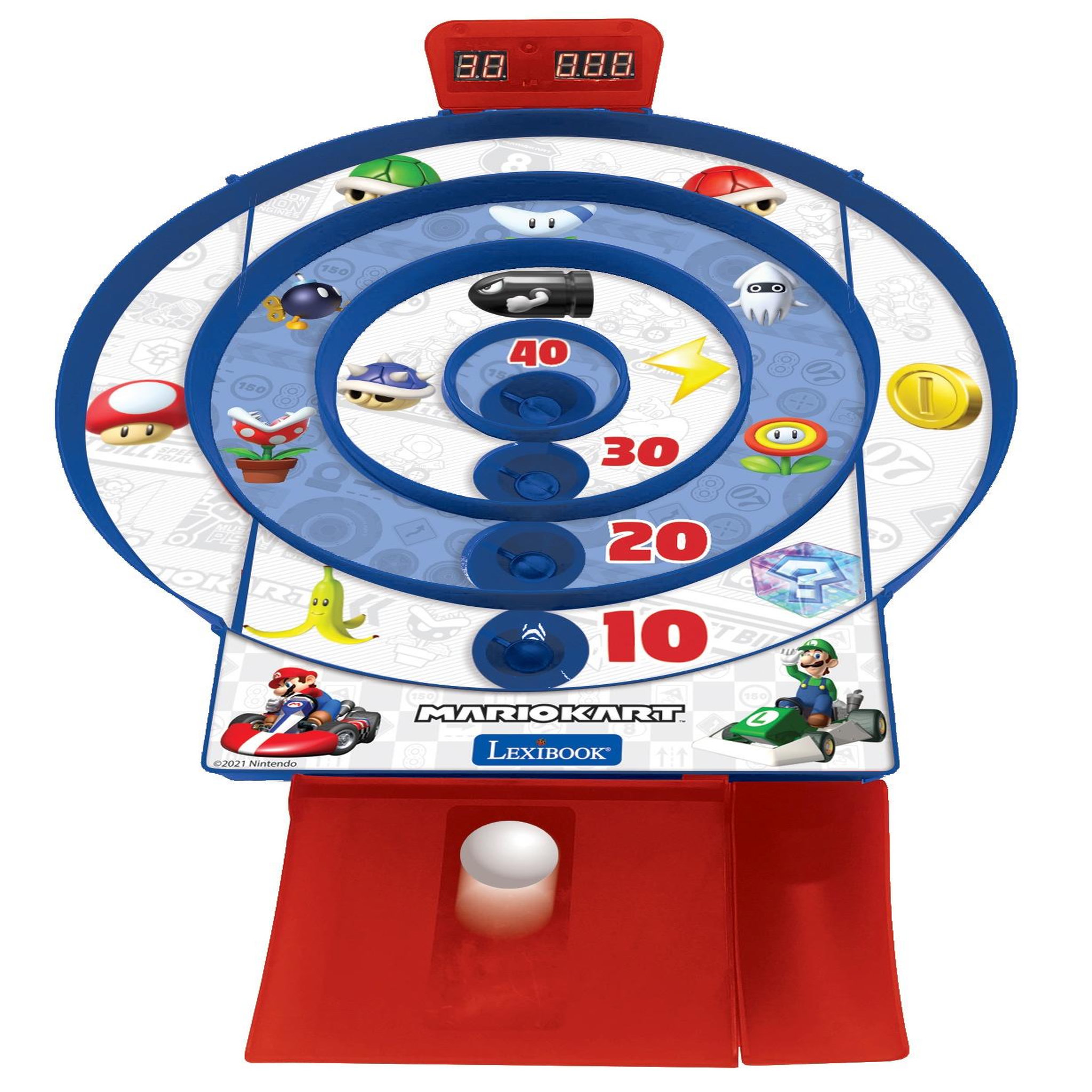 Voir la diapositive 2 : Lexibook Target Shoot Mario Kart - Jeu d'adresse électronique