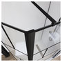 Voir la diapositive 2 : Aurlane Paroi de douche type indusriel noir avec volet piovant 90x195 cm - BRICKS 90+40