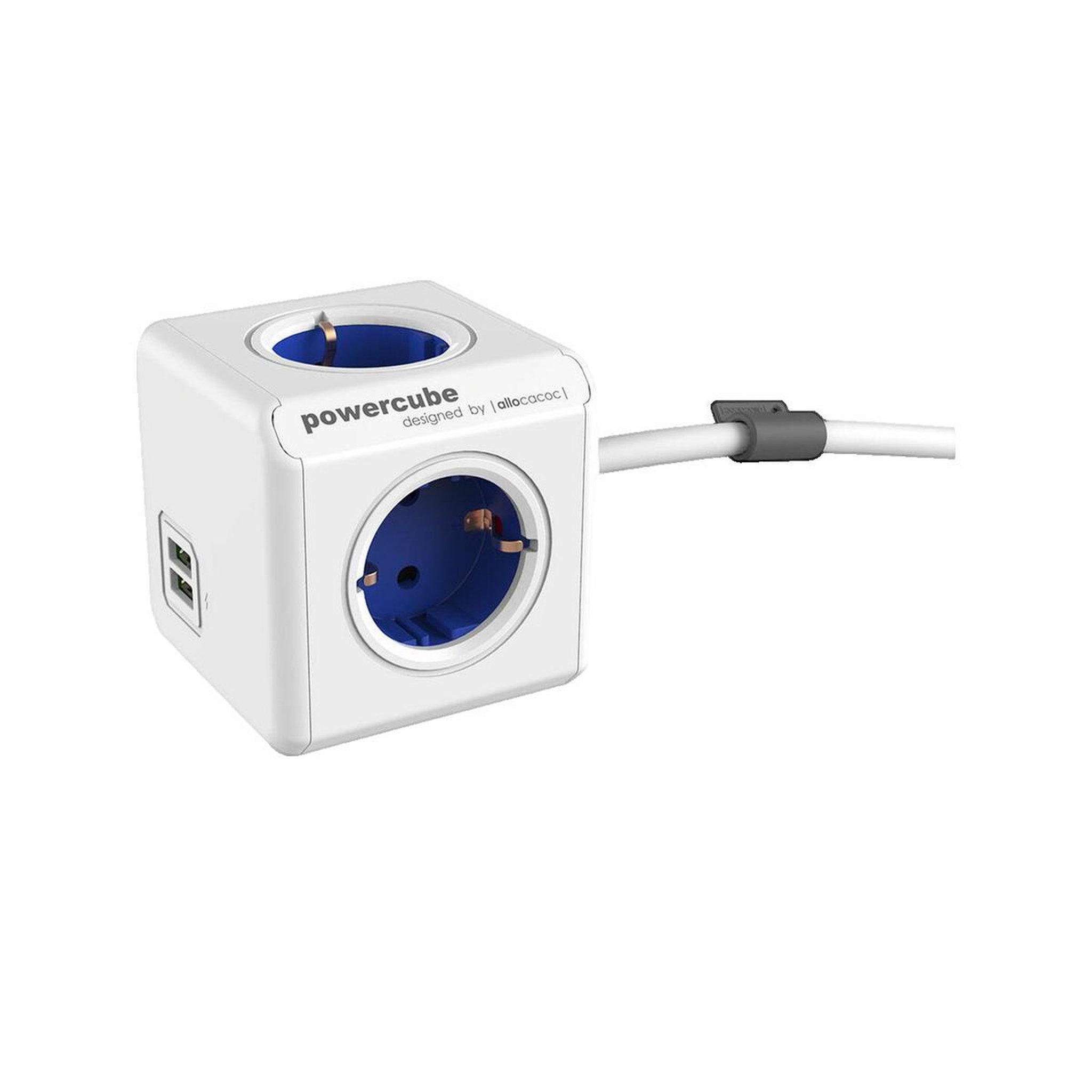 POWERCUBE Multiprise PowerCube 4 Ports AC 2 Ports USB 1,5 m 4000W