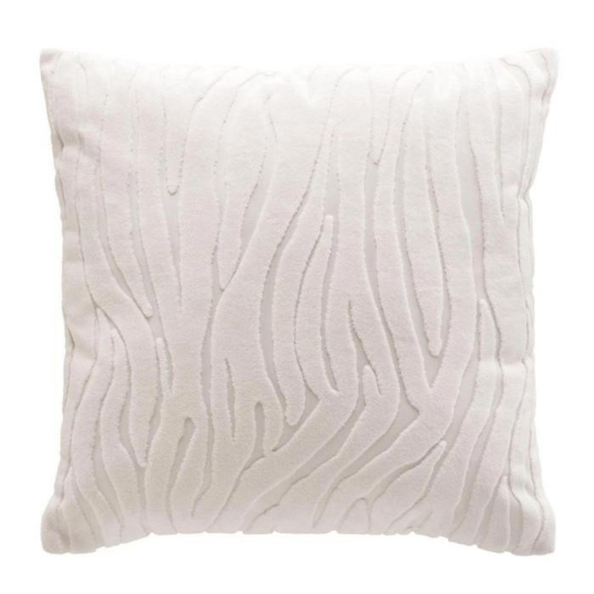 Paris Prix Housse de Coussin Bouclette  Venezia  40x40cm Naturel
