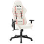 Voir la diapositive 1 : VIDAXL Chaise de jeu Blanc et rose Cuir artificiel