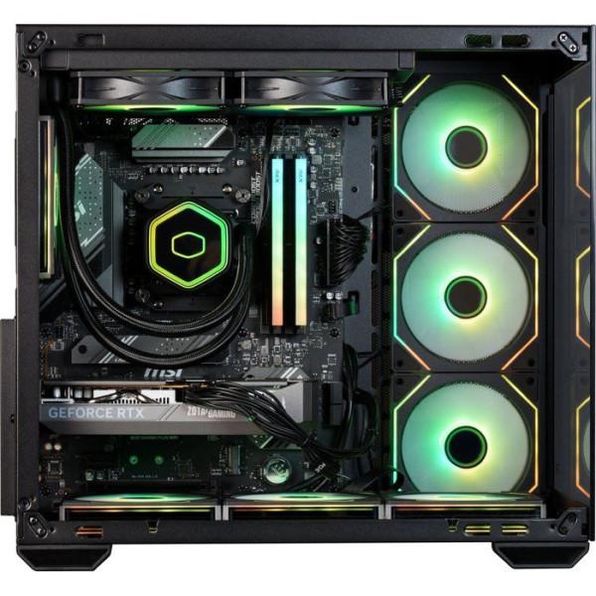 Voir la diapositive 3 : Cooler Master PC Gamer powered by COOLER MASTER - Sans Windows - AMD Ryzen 8700F - RTX 5060 - RAM 32Go DDR5 - SSD 1To