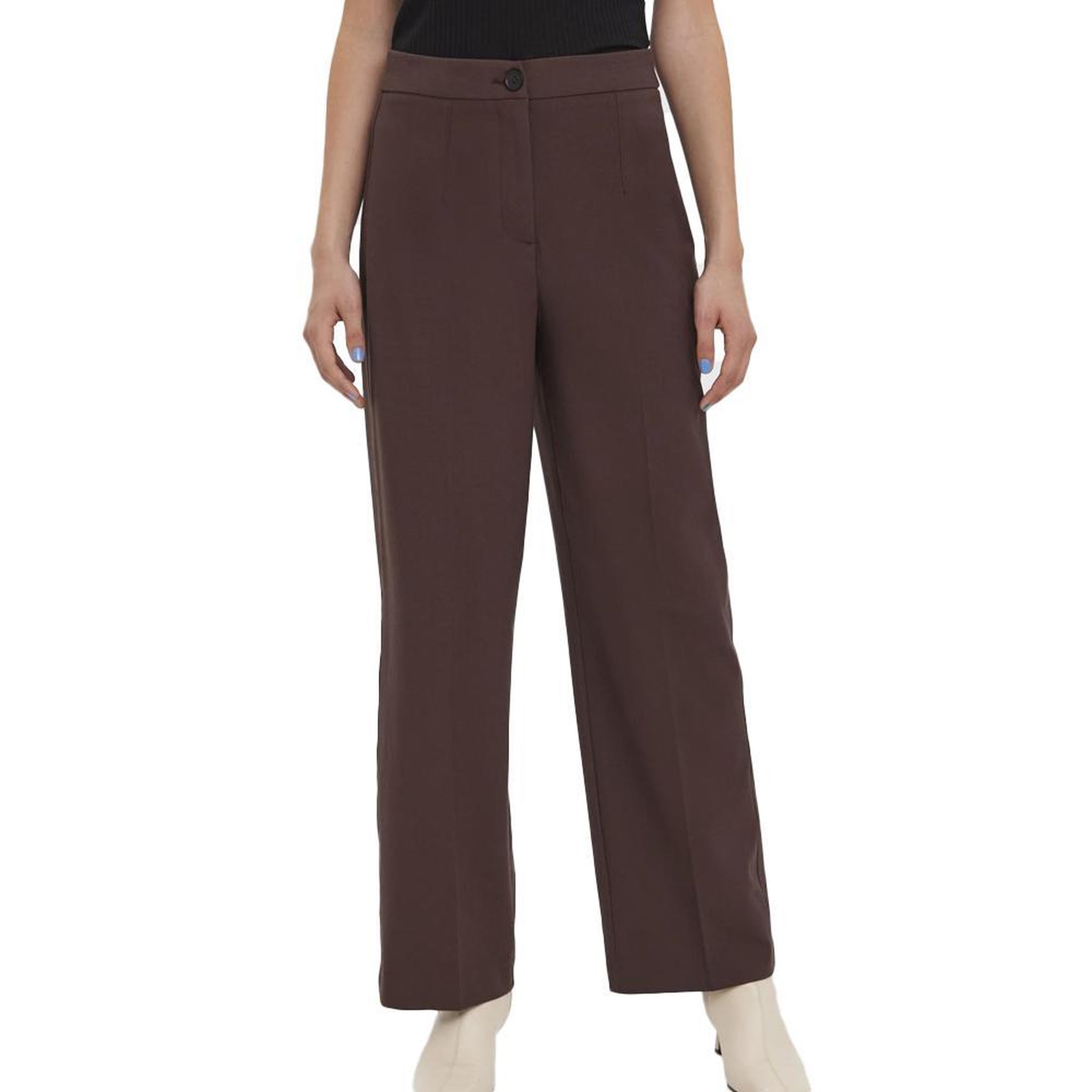 Voir la diapositive 1 : Vero Moda Pantalon Marron Femme Vero Moda Wide