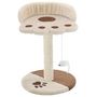 Voir la diapositive 2 : VIDAXL Arbre a chat avec griffoir en sisal 40 cm Beige et Marron