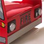 Voir la diapositive 4 : Lit enfant voiture Camion de pompier 70 x 140 cm