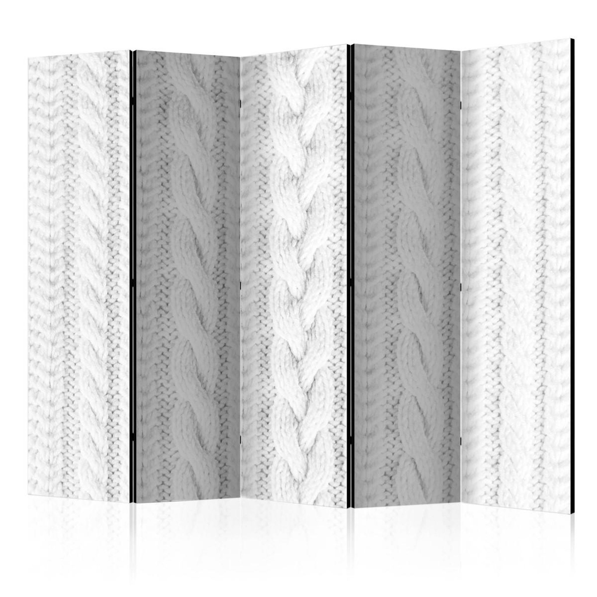 Paris Prix Paravent 5 volets  white knit  172x225cm