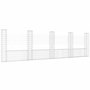 Voir la diapositive 2 : VIDAXL Panier de gabion en forme de U avec 5 poteaux Fer 500x20x150 cm