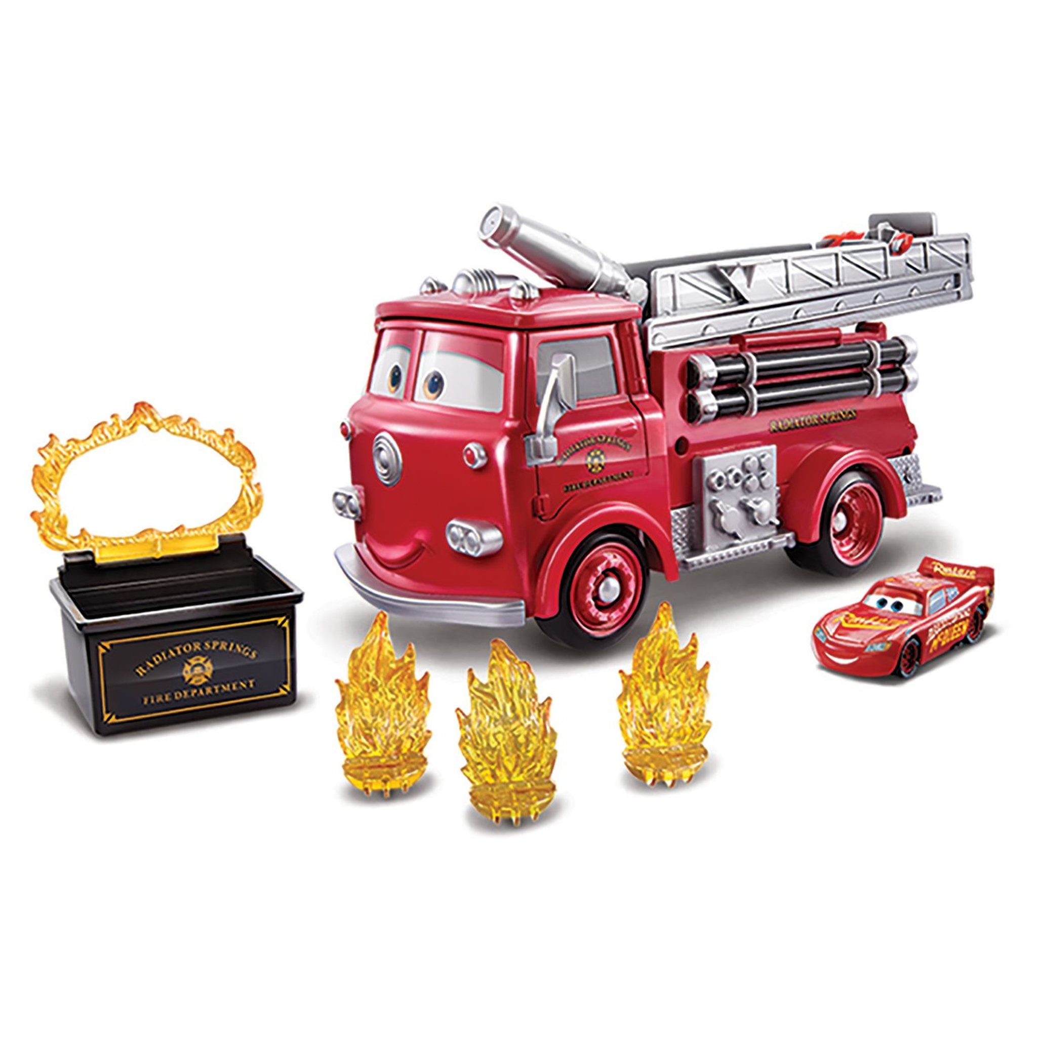 Voir la diapositive 1 : CARS Mattel Cascade et éclaboussures avec Red - Cars