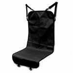 Paris Prix Housse de Protection Chien  Siège Auto  118cm Noir