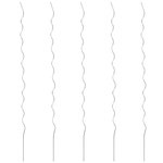 VIDAXL Supports de plantes en spirale 5 pcs Acier galvanise 110 cm