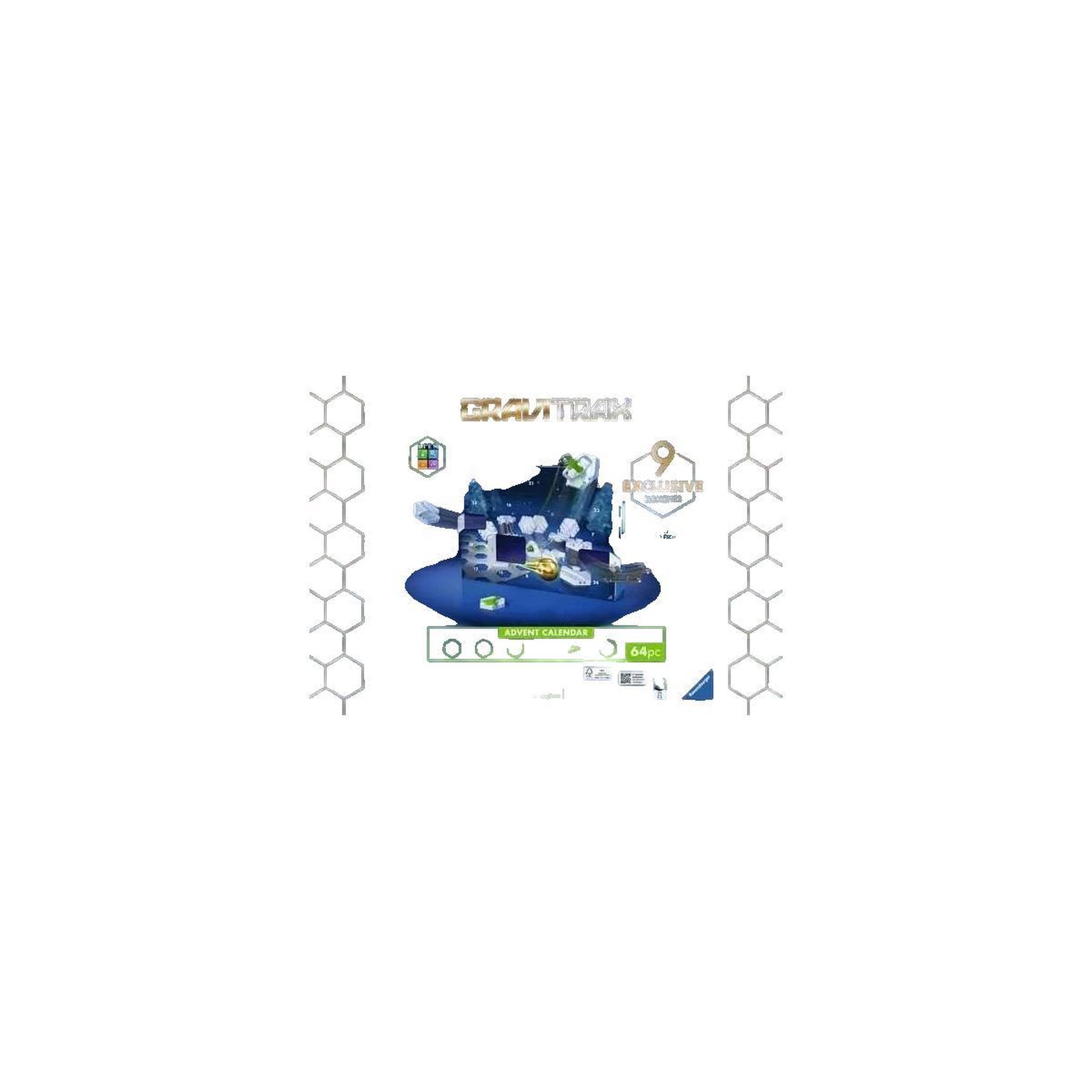 Voir la diapositive 2 : RAVENSBURGER Calendrier de l'Avent Ravensburger GraviTrax multicolore
